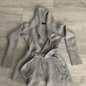 Super cute gray cardigan, size small, Express